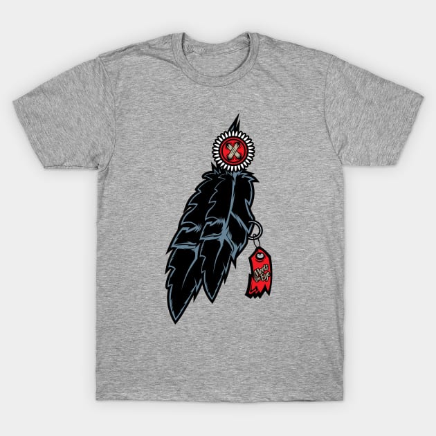 Meets The Eye Feather T-Shirt by dasuki